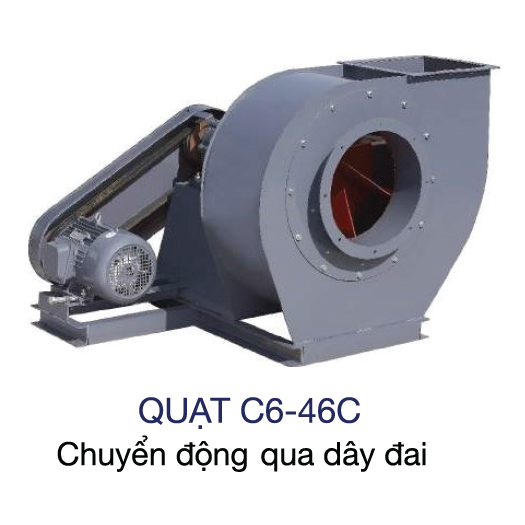 Quạt hút bụi ly tâm trung áp trực tiếp C6-46C