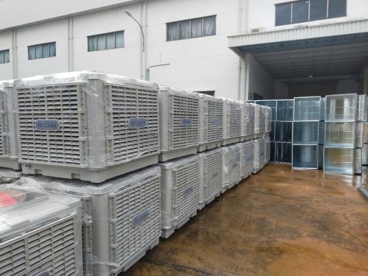 Giải pháp hiệu quả lắp máy làm mát công nghiệp cho nhà xưởng nhà máy kho chứa hàng
