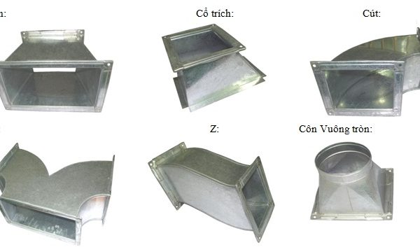 Ống Gió Nối Hai Đầu Vuông -Tròn 